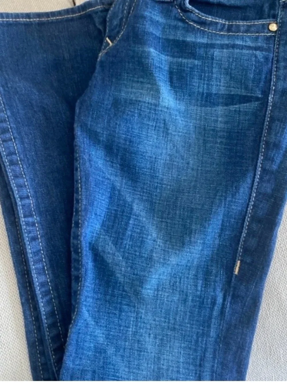 True Religion Dark Indigo Flare Jeans - Picture 2 of 10
